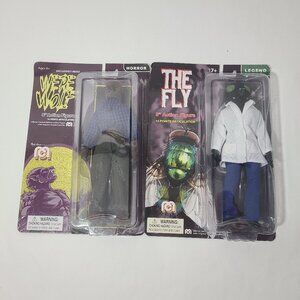 Mego The Fly & Werewolf Lot of 2 Mego Figures New/Sealed